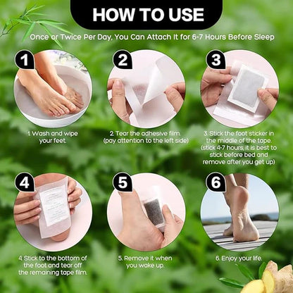 Trendora Premium Natural Detox Foot Patches (pack of 20) BUY 1 GET 1 FREE
