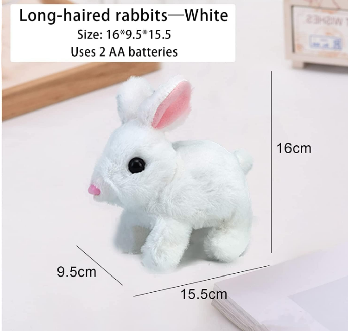 Realistic Plush Bunny Toy